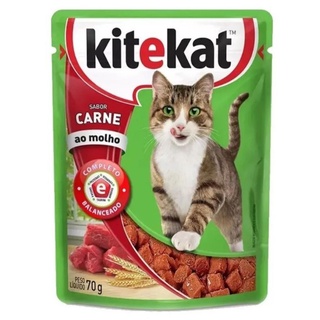 Sache para gatos kit kat adultos sabor carne