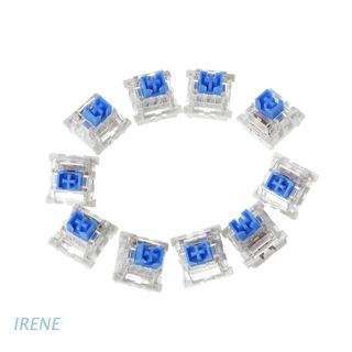 Sirene 10 Pçs Interruptor De Teclado Mecânico À Prova D 'Água Azul Para Substituir Gateron Cherry Mx