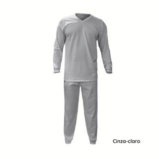 Pijama masculino longo 100% algodão (7)