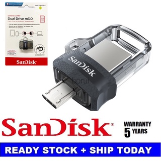 Pen Drive Sandisk Dual Drive Otg M3.0 (16Gb / 32gb / 64gb / 128gb / 256gb) (1)