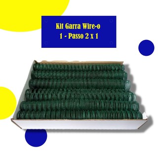 Kit Garra Wire-o 1' - Passo 2 x 1 *** 5 unidades ***