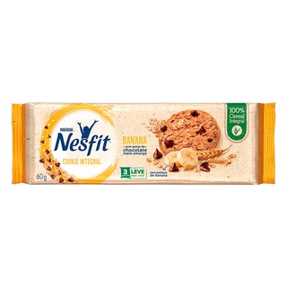 Biscoito Nesfit Cookie Integral Banana Nestlé 60g