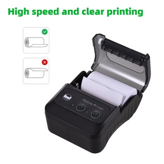 Aibecy Portable Wireless BT 2 Inch Thermal Receipt USB Bill POS Mobile Printer (6)