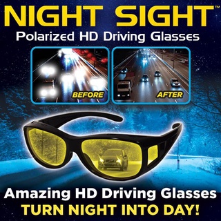 【Night sight】Óculos de visão noturna Visão HD Vision Wrap Arounds TV