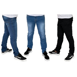 3 Calças Jeans Slim - Promoção