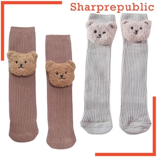 3D Cartoon Bear Cotton Thickened Baby Socks for Protector (3)
