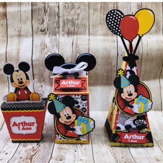 kit caixinhas personalizadas - Mickey