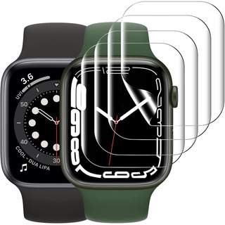 4pçs Película Protetora De Hidrogel Para Apple Watch Series 7 41mm 45mm