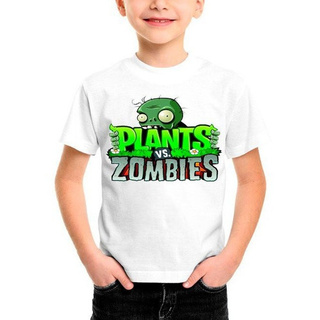Camiseta Infantil Plants Vs Zombies Plantas X Zumbis Game #1