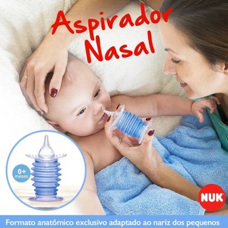 Aspirador Nasal Para bebê Nuk Bico em Silicone Anatômico (4)
