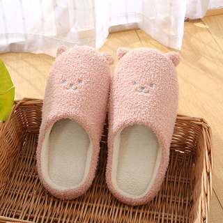 New Fashion Winter Women's Slipper Home Shoes Lovely Bear Indoor House Slippers (6)