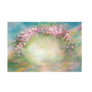 Fundo Fotográfico Tecido Sublimado Newborn 3D Textura Floral 2,20x1,50 FFF-608