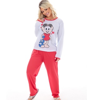 Pijama De Frio Adulto Revenda Longo Feminino Quentinho Confortável Inverno Sueli (3)