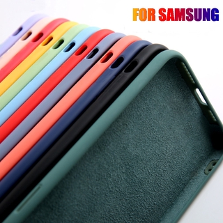 Capa Flexível De Silicone Líquido Original Para Samsung Galaxy Note 20 Ultra Note 10 Plus Lite Note 9 A01 M11 A11 M21S M21 M31 M30S