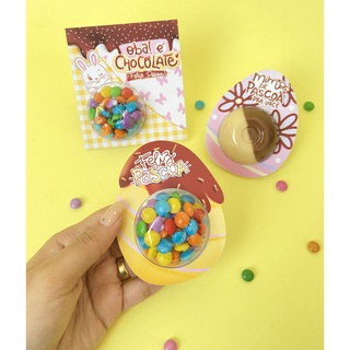 30 Cartões para Blister confete ou chocolate Pascoa - Personalizado com redes sociais (1)