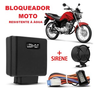 Bloqueador moto + sirene Bloc moto com sirene