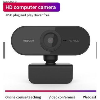 Webcam 720p Camera Para Computador Com Microfone Embutido