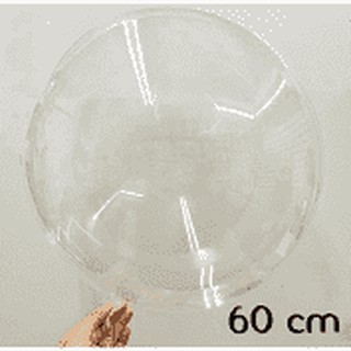 10 Balão Bubble Transparente 24 Polegadas 60cm balão bubble silicone transparente festas aniversarios casamentos decoração enfeites (2)