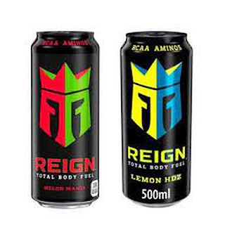 2x Reign Total Body Fuel Sabor Melancia e Limão Zero Açúcar 473ml Suplemento Alimentar Líquido de Cafeína Aminoácidos e Coenzima Q10