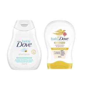 Kit Shampoo + Condicionador Dove Baby Hipoalérgico recém nascido sem lagrimas sem corantes sem parabenos (2)