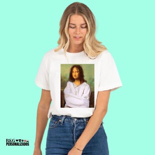 Camisa Camiseta Tshirt Vintage Monalisa - Tumblr Alternativa - Minalisa (4)