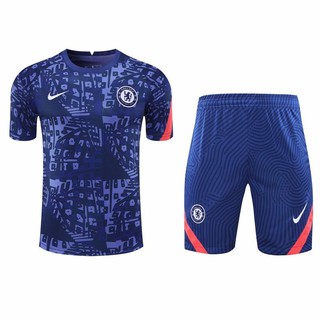 2021 temporada Chelsea camisa chelsea camisa uniforme uniforme equipe usar t-shirt masculina definir camisa esportiva