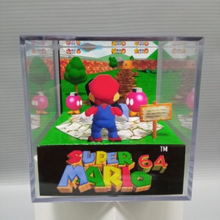 Cubo Diorama Super Mario 64