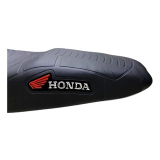 Capa de Banco Preta Esportiva Emborrachada Moto Cg Titan Fan 125 150 160 Honda Todos os Anos (3)