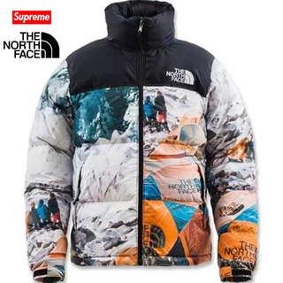 The North Face X Supreme Joint Snow Mountain Down Jacket Hooded Jacket