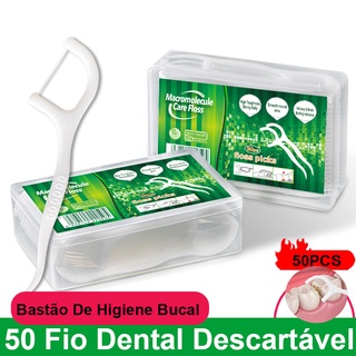50 Fio Dental Superfino/Bastões De Higiene Bucal