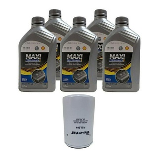 Troca Oleo Maxi Shell 5w40 Filtro Vw Jetta 2.0 8v Flex