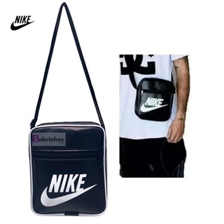 Bolsa Nike Pochete de Ombro Transversal Shoulder Mochila Bag Lateral Du Corre Masculino Feminino Dia-Dia