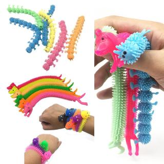 Brinquedo Para Crianças Fidget Toy Elástico Tpr Caterpillar Ferramenta De Descompressão Estresse (1)