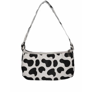 Bolsa Baguete Feminina Minimalista moda blogueiras 2021 de ombro vaca bolsa shein jovem meninas adolescente vaquinha (1)