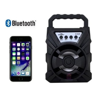 Caixa de Som Portátil Bluetooth 10W USB Cartão SD Rádio FM MP3 Player D-S25 (3)