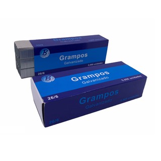 Grampo P/ Grampeador 26/6 5000 unidades (2)