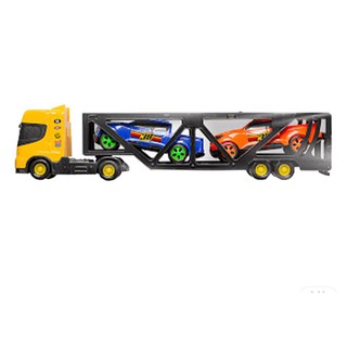 Caminhão Cegonheiro Brinquedo Infantil com 02 Carros para criança - carrinhos pick up colorido (2)