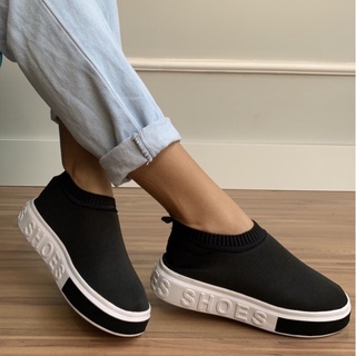 Tênis Feminino Shoes Slip-On Calce Facil Promoçao Confortavel Leve Barato Patricia Pilotto