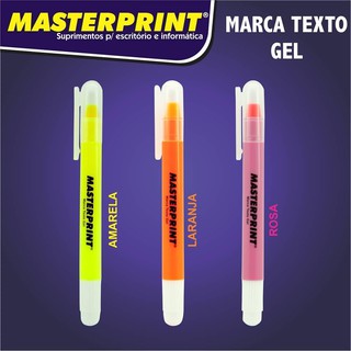 Marca Texto Gel Masterprint Unidade