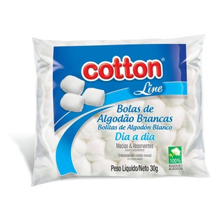 Algodão Bola 30 Gramas - 1 Pacote cotton Line (1)