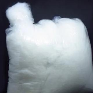 Fibra Manta Siliconada Enchimento Branco Almofadas - Pacote com 250 gramas (2)