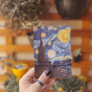 Pulseira quadro Van Gogh Noite Estrelada.