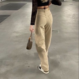 Calça pantalona bege wide leg feminina moda tendencia blogueiras (2)