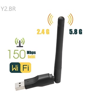 Antena Wireless Wifi Receptor 150mbps ralink rt5370 placa de rede sem fio 2.0 adaptador 802.11n (1)