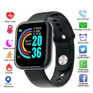 Smartwatch Y68 / D20 Prova D 'Água / Bluetooth / Usb / Monitor Cardiac