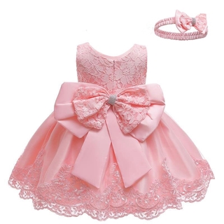 Newborn Toddler Dress Princess Party Lace Tutu Dress 1 Yrs Baby Girls Birthday Dress Girls Christening Formal Dress (3)