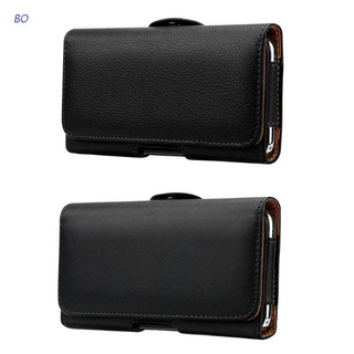 beibao PU Leather Horizontal Waist Belt Clip Pouch Phone Bag Holster Protective Case on for Men