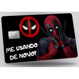 Adesivo Para Cartão Deadpool Me Usando de Novo (2)