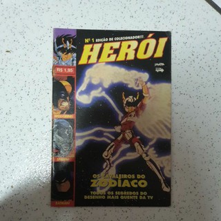 Revista Heroi #01 Edição com erros primeira tiragem