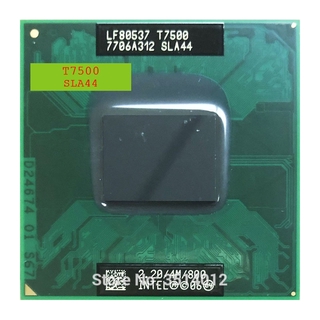 Processador De Cpu Intel Core 2 Duo T7500 Sla44 Slaf8 2.2ghz Dual-Core Dual-Thread 4m 35w